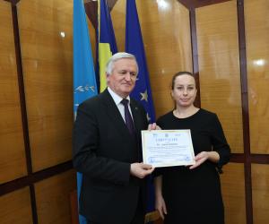 Dr. Doina Cutitaru si Acad. Ion Tighineanu